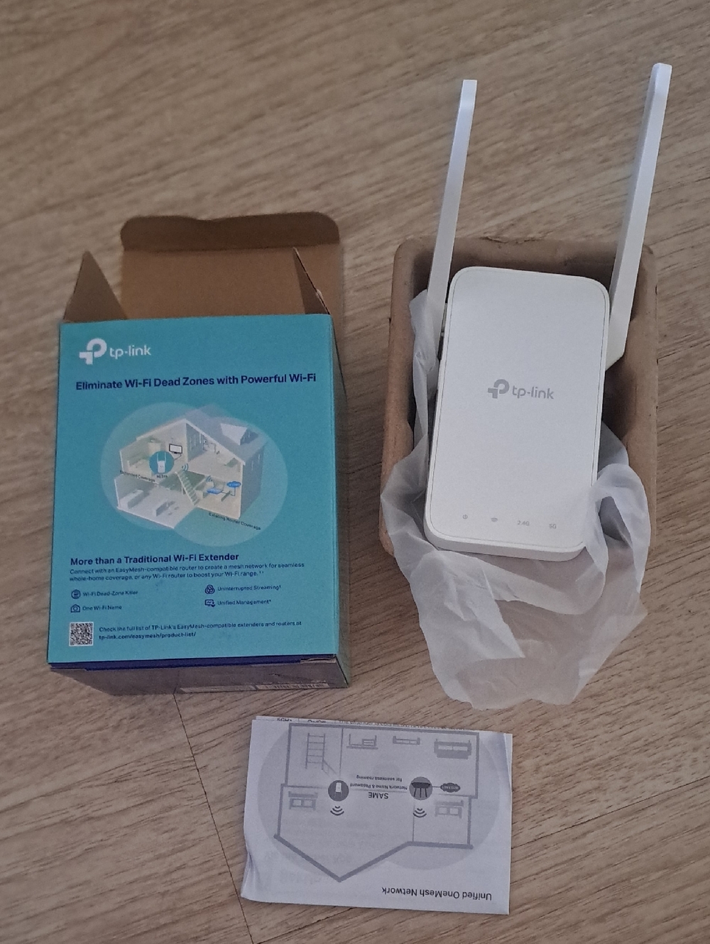 ROUTER TP-Link Mesh Wi‑Fi Extender RE315 — White - Picture 2 of 7